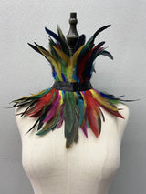 Rooster Feather Choker