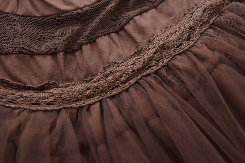 Girls Summer Flower Tulle Lace Dress Photoshoot Dress