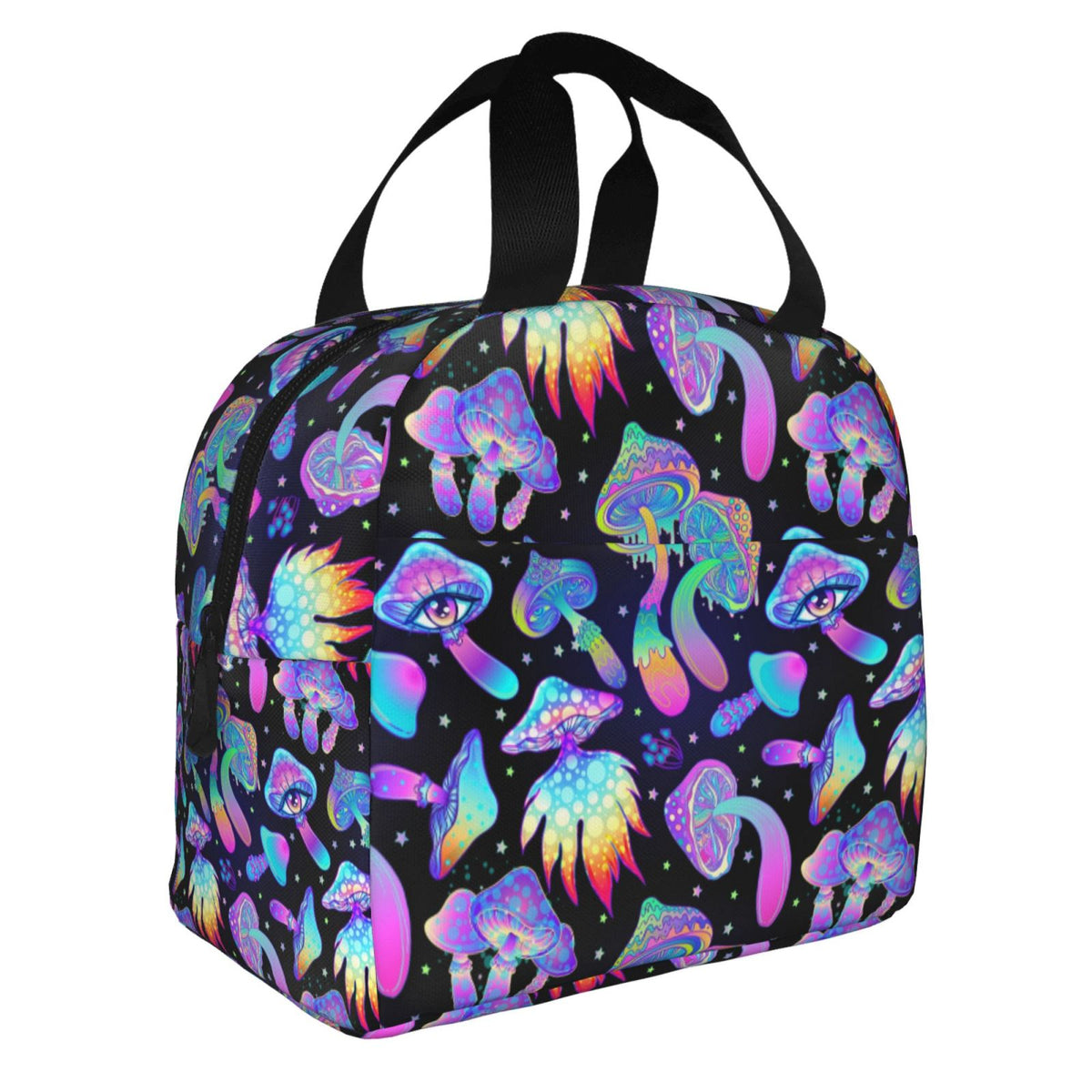 Woodland Mushrooms Lunch Bag Insulated Cooler Lunch Tote Box