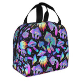 Woodland Mushrooms Lunch Bag Insulated Cooler Lunch Tote Box