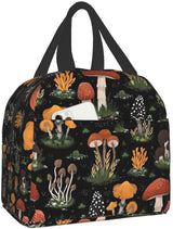 Woodland Mushrooms Lunch Bag Insulated Cooler Lunch Tote Box