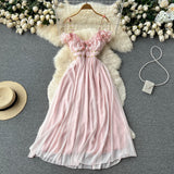 Spring Fae Pink Garden Party Dress