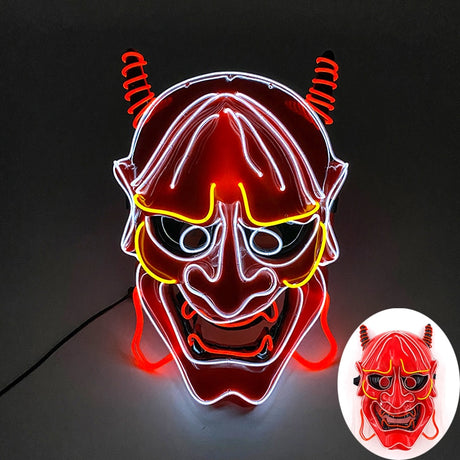 Glowing Cosplay LED Joker Masks