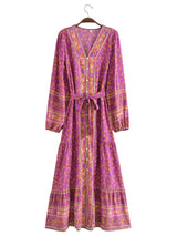 River Moss Boho Maxi Dress