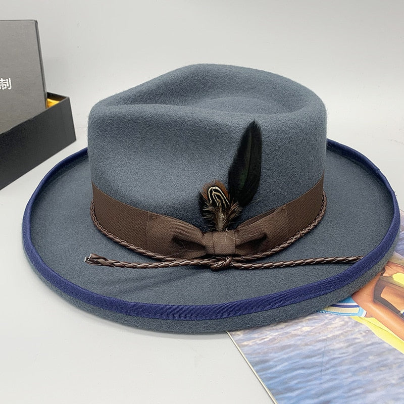Bowerbird 100% Wool Felt Fedora Hat