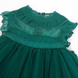 Girls Summer Flower Tulle Lace Dress Photoshoot Dress