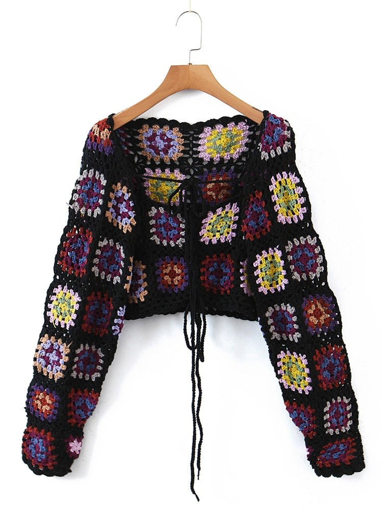 Knitted Granny Square Jumpers, Tops and Skirts