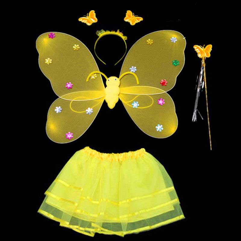 4 Piece Sets Bumble Bee & Ladybug Costumes for Kids