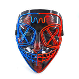 Glowing Cosplay LED Joker Masks