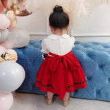 Baby Bavarian Dirndl Dress Children Oktoberfest Costumes German Baby Girl Heidi Costume