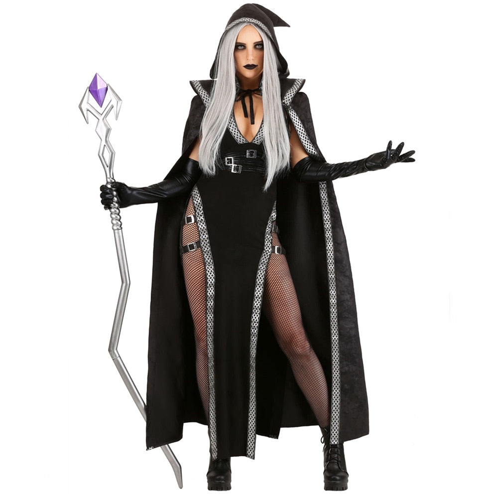 Enchantress Evil Gothic Queen Witch Cosplay Fancy Party Book Week Costume