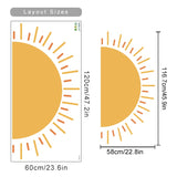 Sunshine Removable Wall Stickers Peel and Stick Vinyl Decals