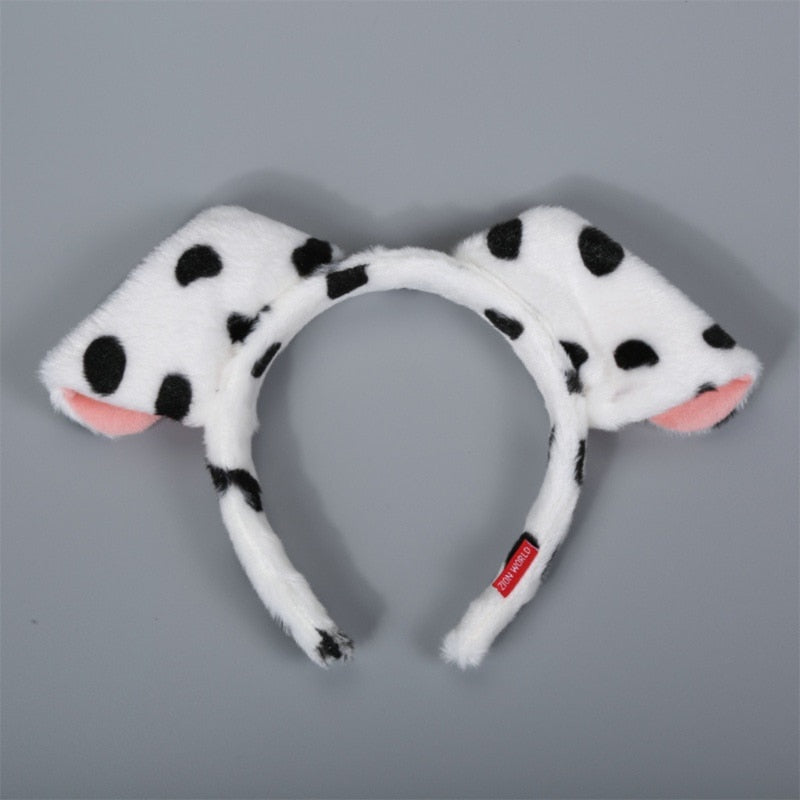 Plush Animal Ears Headband Costume Prop