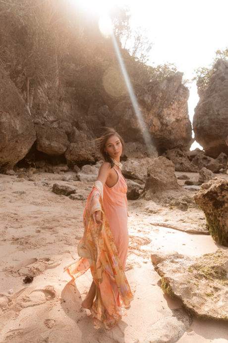 Mermaid Coral's Kimono