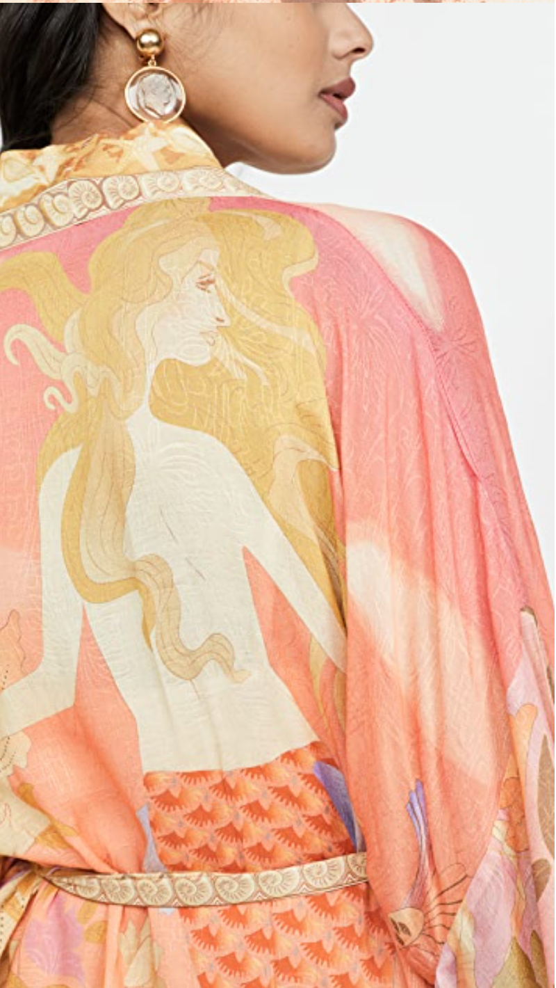 Mermaid Coral's Kimono