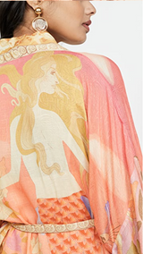 Mermaid Coral's Kimono