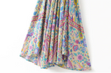 Peacock Print Summer Boho Dress Three Colours