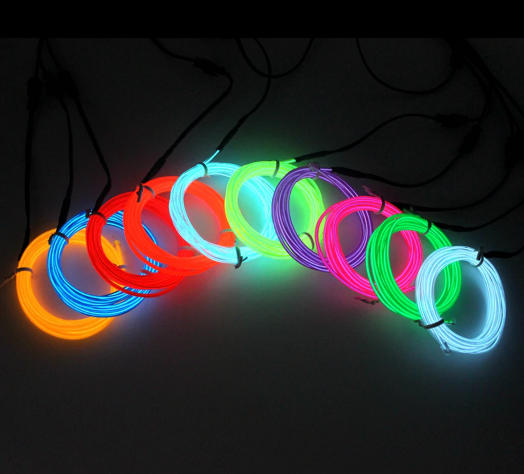 DIY Neon Effect Lighting Flexible Neon Light LED Glow Tube 10 Colours ...