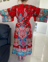 Boho Maxi Kimono Dress