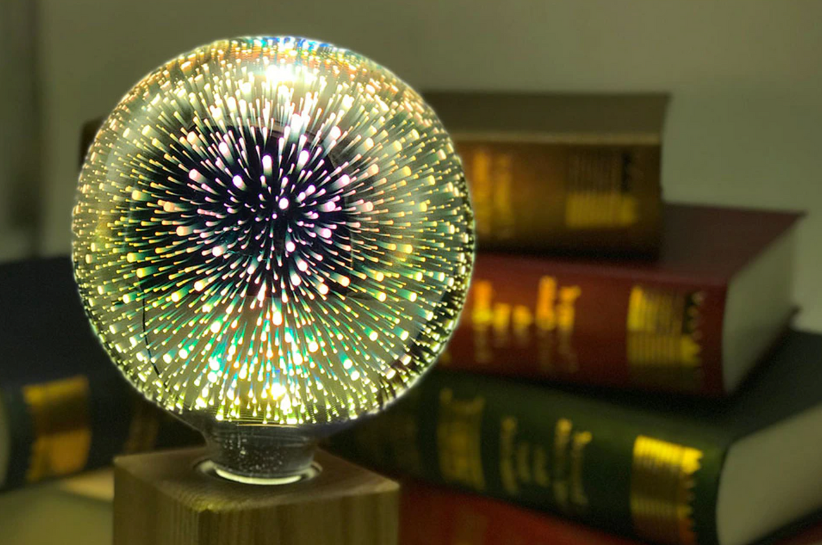 Starburst LED Fancy Schmancy Edison Light Bulbs