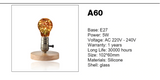 Starburst LED Fancy Schmancy Edison Light Bulbs