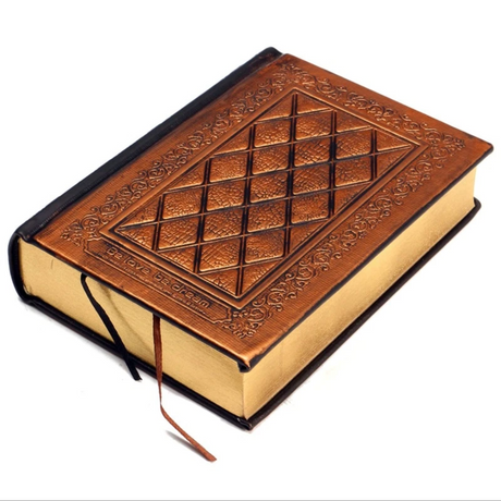 Blank Hard Cover Leather Sketchbook / Journal