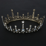 Full Baroque Vintage Crystal Black Crown.