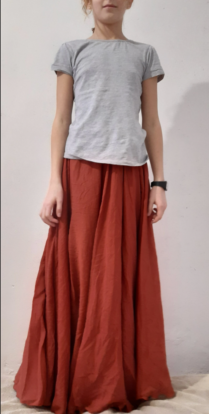 Linen Cotton Maxi Skirts 19 Colours