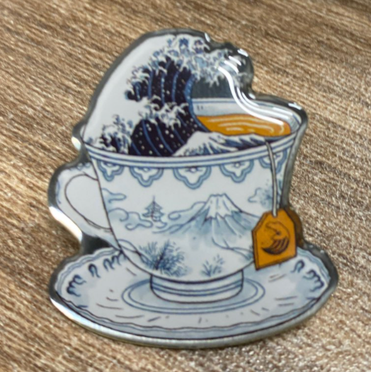 Storm In A Teacup Pin