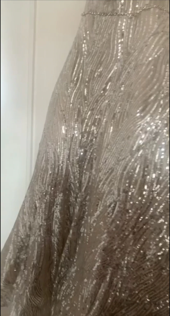 Glitter Bomb 50's Sweetheart Evening Gown