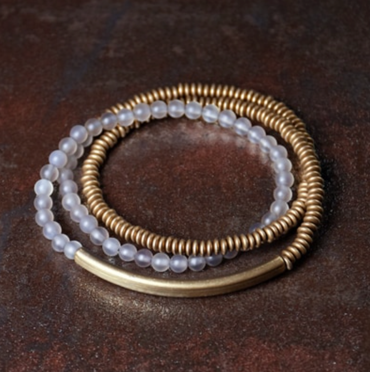 Agate Stone & Copper Handmade Bracelets Unisex Jewellery