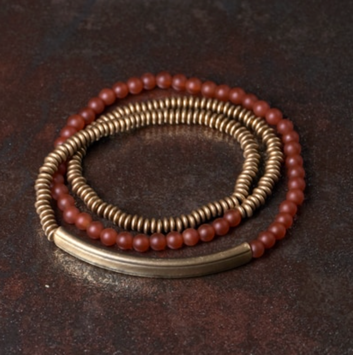 Agate Stone & Copper Handmade Bracelets Unisex Jewellery