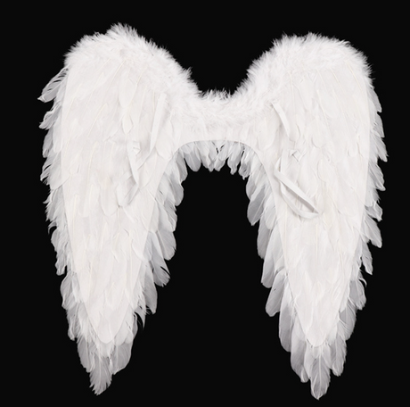 Black Red Pink or White Angel Feather Wings