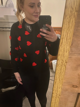 Love Confetti Heart Sweater