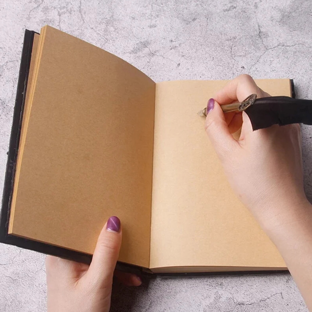Dragon's Eye Embossed Resin Notebook A5 Journal