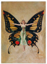 The Flapper Vintage Poster Frank Xavier Leyendecker Canvas Print Wall Art