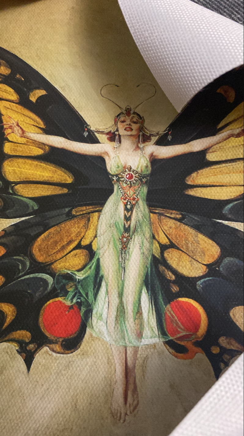 The Flapper Vintage Poster Frank Xavier Leyendecker Canvas Print Wall Art