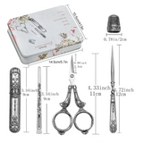 15Pcs Vintage Sewing Tools Kit