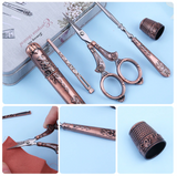 15Pcs Vintage Sewing Tools Kit