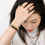 Bohemian Natural Stone Bead Rings