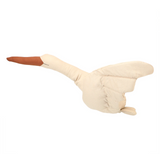 Linen Flying Swan Hanging Stuffed Toy