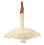 Linen Flying Swan Hanging Stuffed Toy