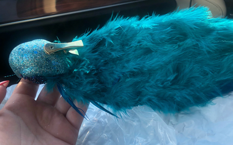 Christmas Peacock Tree Toppers Decoration