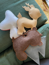 Woodland Animals DIY Felt Craft Sewing Kits For Kids