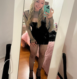 Glittery Net Bolero Top
