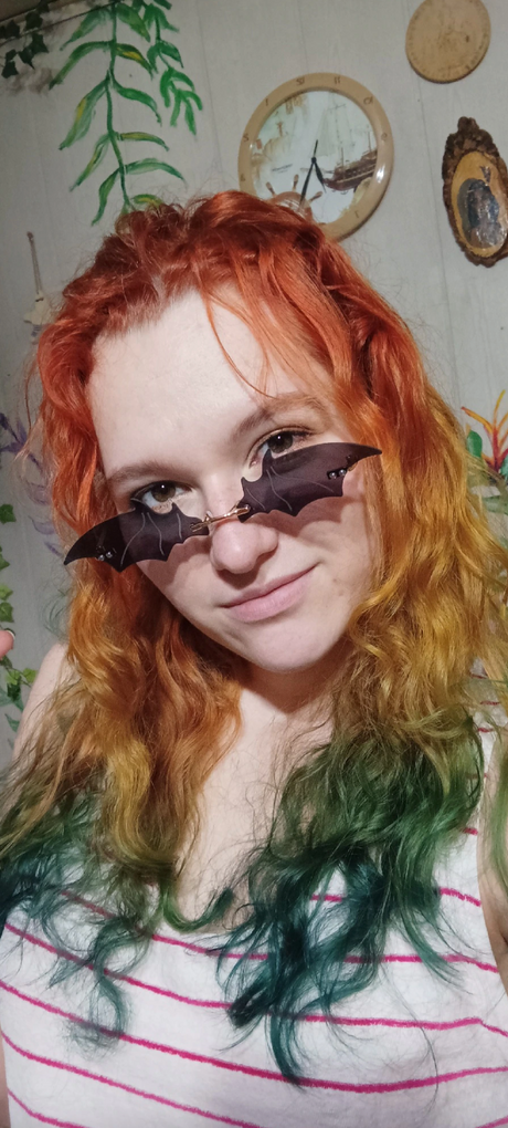 Rimless Batwing Sunglasses
