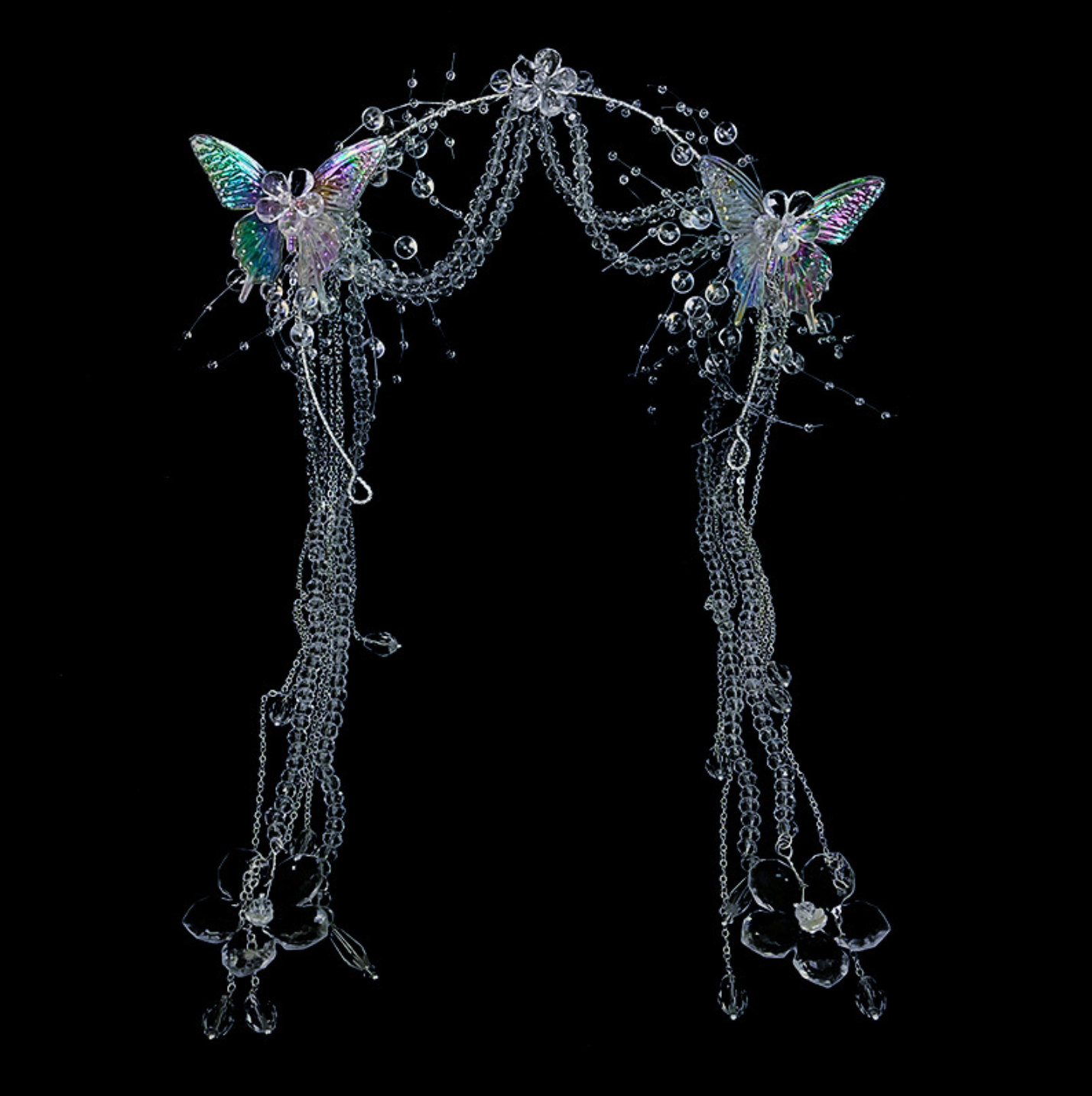 Mermaid Headdress Water Effect Transparent Crystal Headwear