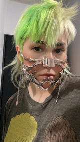 Goth-Punk Titanium Mask