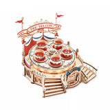 Tilt-A-Whirl Kit DIY Wooden Model Kit