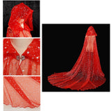 Starry Stars Tulle Hooded Cloaks